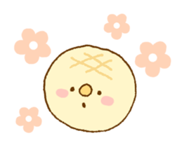 Sticker of cute bread 2 sticker #11107063