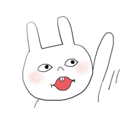 White Rabbit Momo-chan sticker #11107200