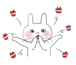 White Rabbit Momo-chan sticker #11107203