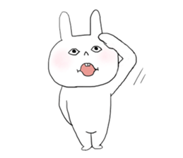 White Rabbit Momo-chan sticker #11107204