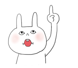 White Rabbit Momo-chan sticker #11107206