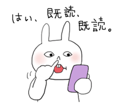 White Rabbit Momo-chan sticker #11107207