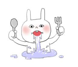 White Rabbit Momo-chan sticker #11107210