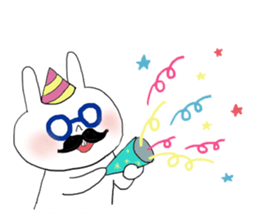 White Rabbit Momo-chan sticker #11107213