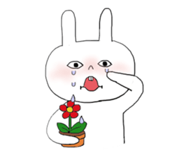 White Rabbit Momo-chan sticker #11107220