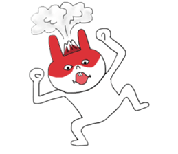 White Rabbit Momo-chan sticker #11107221