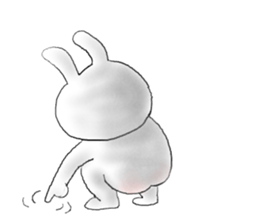 White Rabbit Momo-chan sticker #11107222