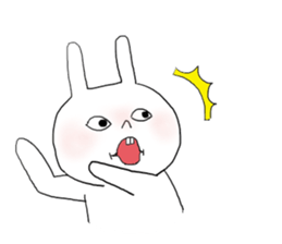 White Rabbit Momo-chan sticker #11107223