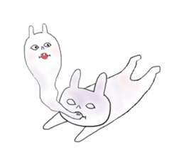 White Rabbit Momo-chan sticker #11107224