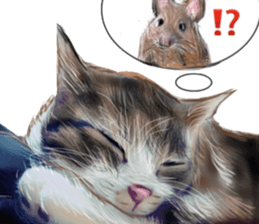 Cat's&Rabbits sticker #11107487