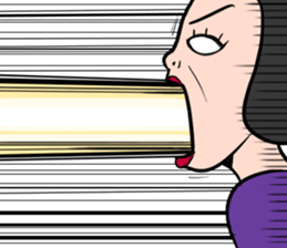 Gern Gern The Super business girl sticker #11107786