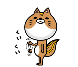 A pot is a squirrel sticker #11108040