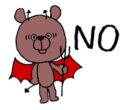devil bear's phrase sticker #11108113