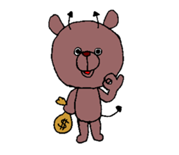 devil bear's phrase sticker #11108114