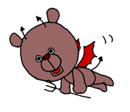 devil bear's phrase sticker #11108115