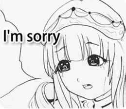 Children cartoon version of second eng. sticker #11109168