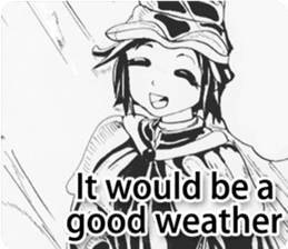 Children cartoon version of second eng. sticker #11109173