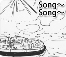 Children cartoon version of second eng. sticker #11109174