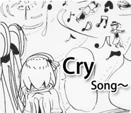 Children cartoon version of second eng. sticker #11109175