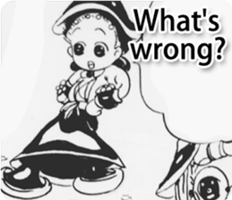 Children cartoon version of second eng. sticker #11109184