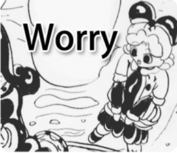 Children cartoon version of second eng. sticker #11109185