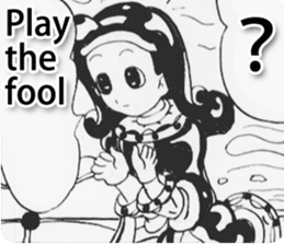 Children cartoon version of second eng. sticker #11109186