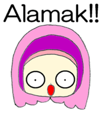 LADY GADIS Bahasa Malaysia sticker #11109215