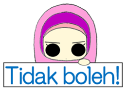 LADY GADIS Bahasa Malaysia sticker #11109234