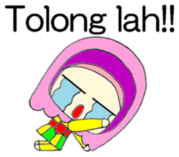 LADY GADIS Bahasa Malaysia sticker #11109238