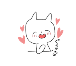 geek cat sticker #11109496