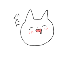 geek cat sticker #11109508