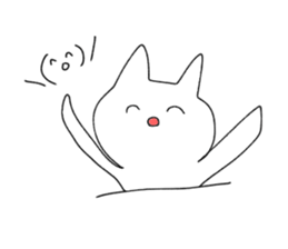 geek cat sticker #11109510