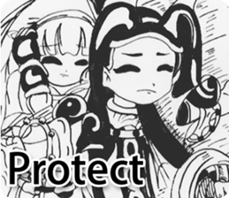 Children cartoon version of third eng sticker #11109520