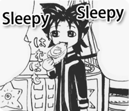 Children cartoon version of third eng sticker #11109532