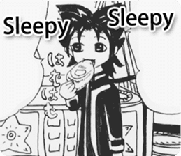 Children cartoon version of third eng sticker #11109532