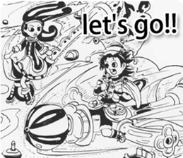 Children cartoon version of third eng sticker #11109535