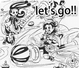 Children cartoon version of third eng sticker #11109535