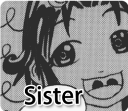 Children cartoon version of third eng sticker #11109536