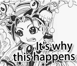 Children cartoon version of third eng sticker #11109537