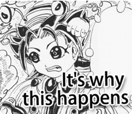 Children cartoon version of third eng sticker #11109537