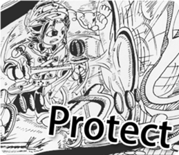 Children cartoon version of third eng sticker #11109541