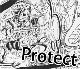 Children cartoon version of third eng sticker #11109541