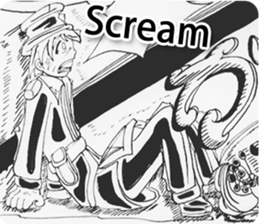 Children cartoon version of third eng sticker #11109542