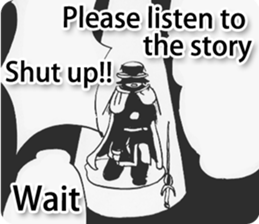 Children cartoon version of third eng sticker #11109555