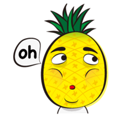 Mr.H-Pineapple (English) sticker #11109761