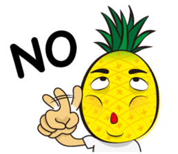 Mr.H-Pineapple (English) sticker #11109762