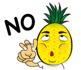 Mr.H-Pineapple (English) sticker #11109762