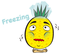 Mr.H-Pineapple (English) sticker #11109763