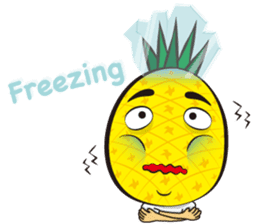 Mr.H-Pineapple (English) sticker #11109763