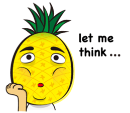 Mr.H-Pineapple (English) sticker #11109764